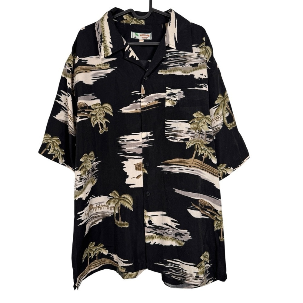 Aloha Joe Tropical Island Print Hawaiian Shirt - Size XL